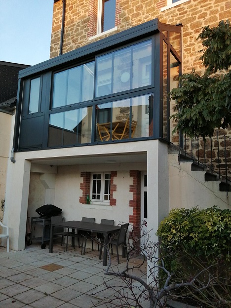 Installation Veranda Sur Terrasse Salle De Bain Rennes