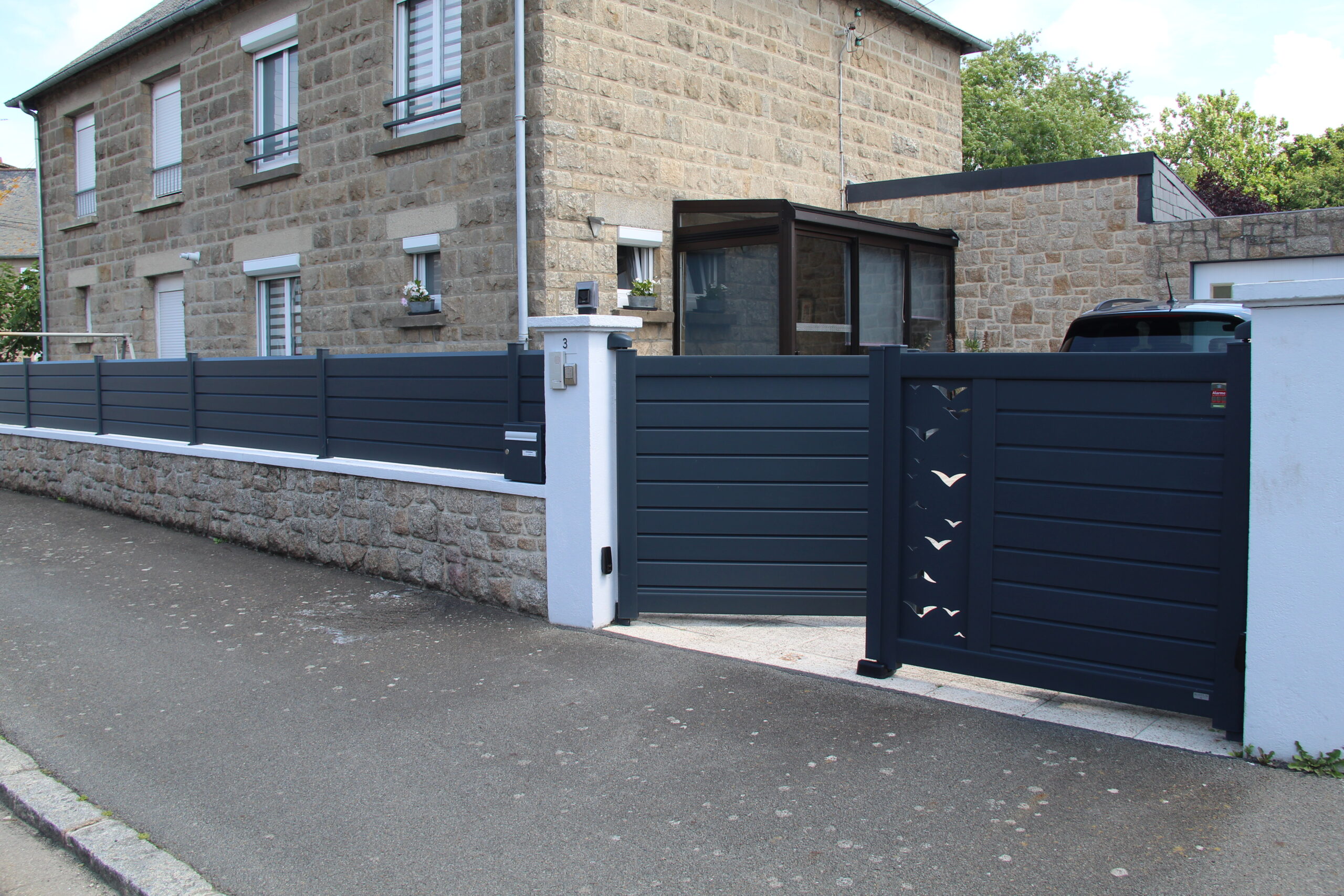 Portail Battant En Aluminium