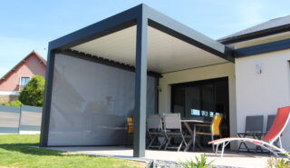 Installation d&rsquo;une pergola à Poilley (50)