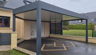 Installation d&rsquo;un carport à Saint-Malo